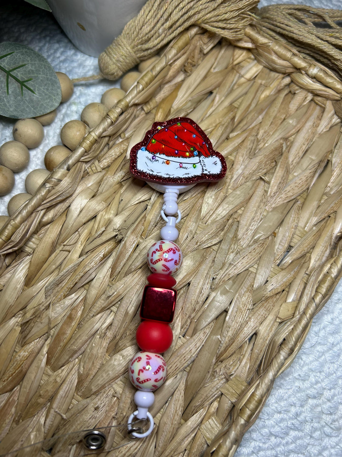 Santa Hat Badge Reel