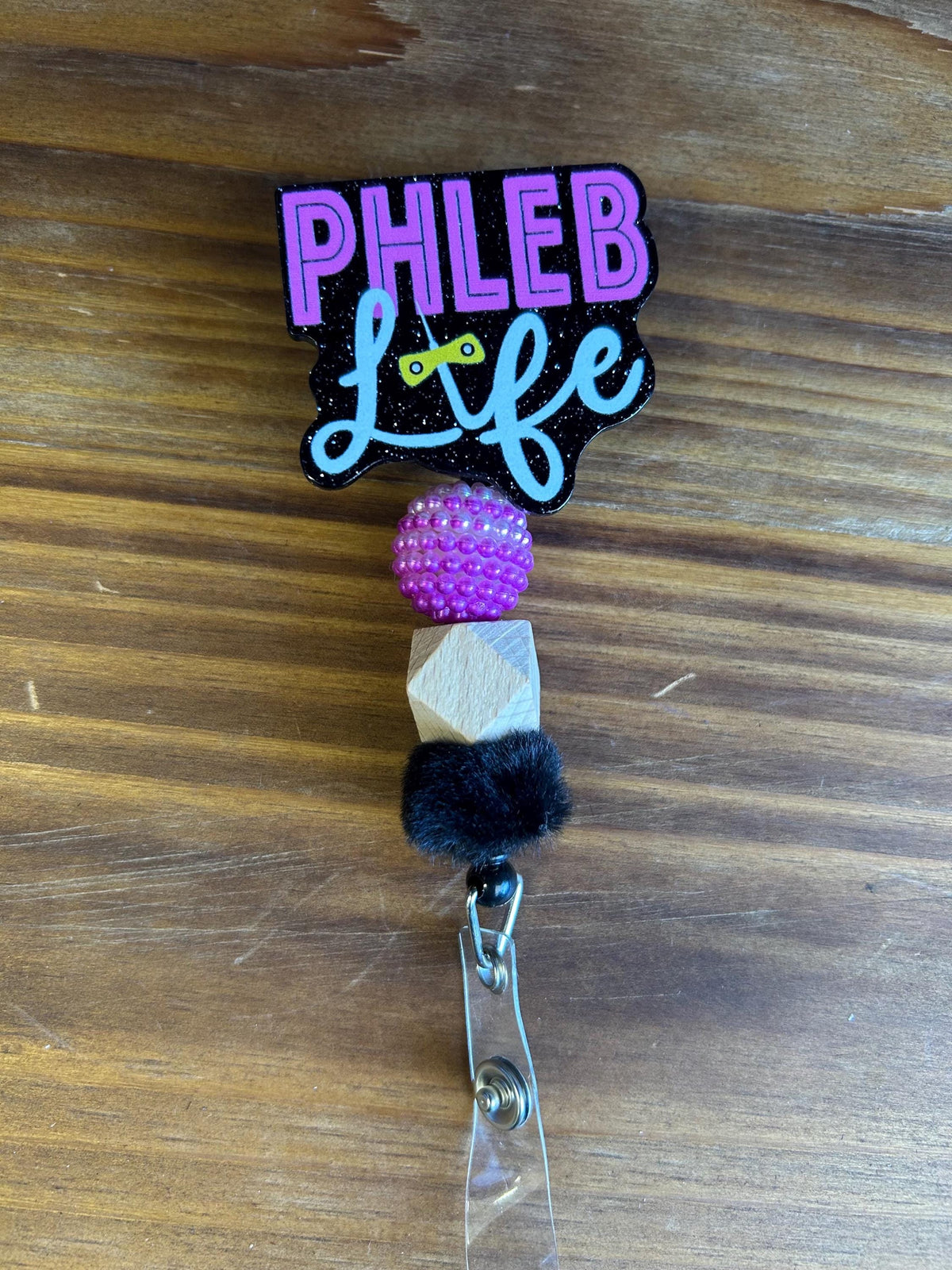 Phlebotomy “Phleb Life” Badge Reel