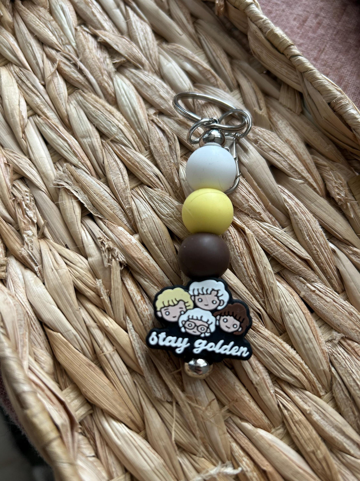 Stay Golden Keychain