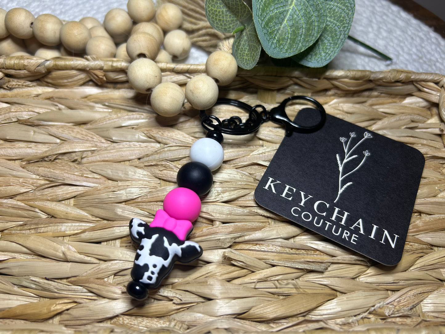 Cow with bow