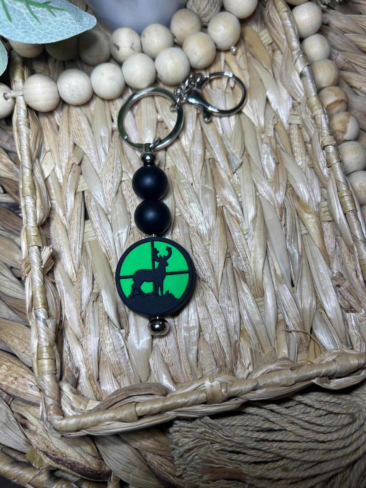 Deer Hunting Keychain
