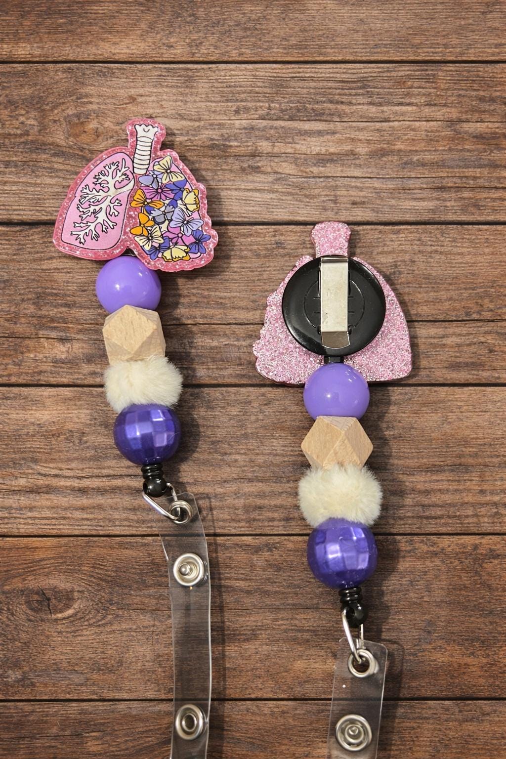 Pulmonology Lungs Badge Reel