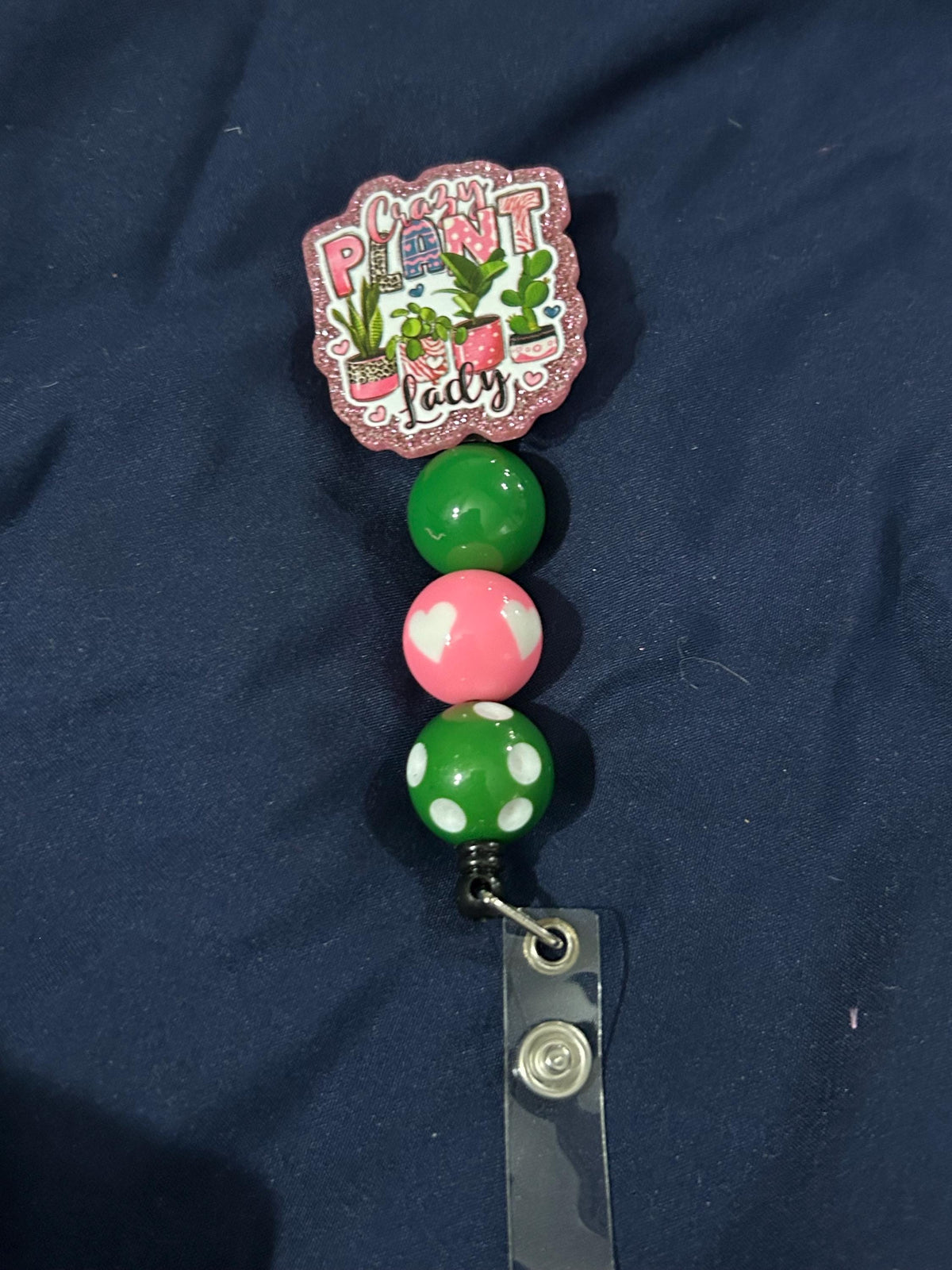 Crazy Plant Lady Badge Reel