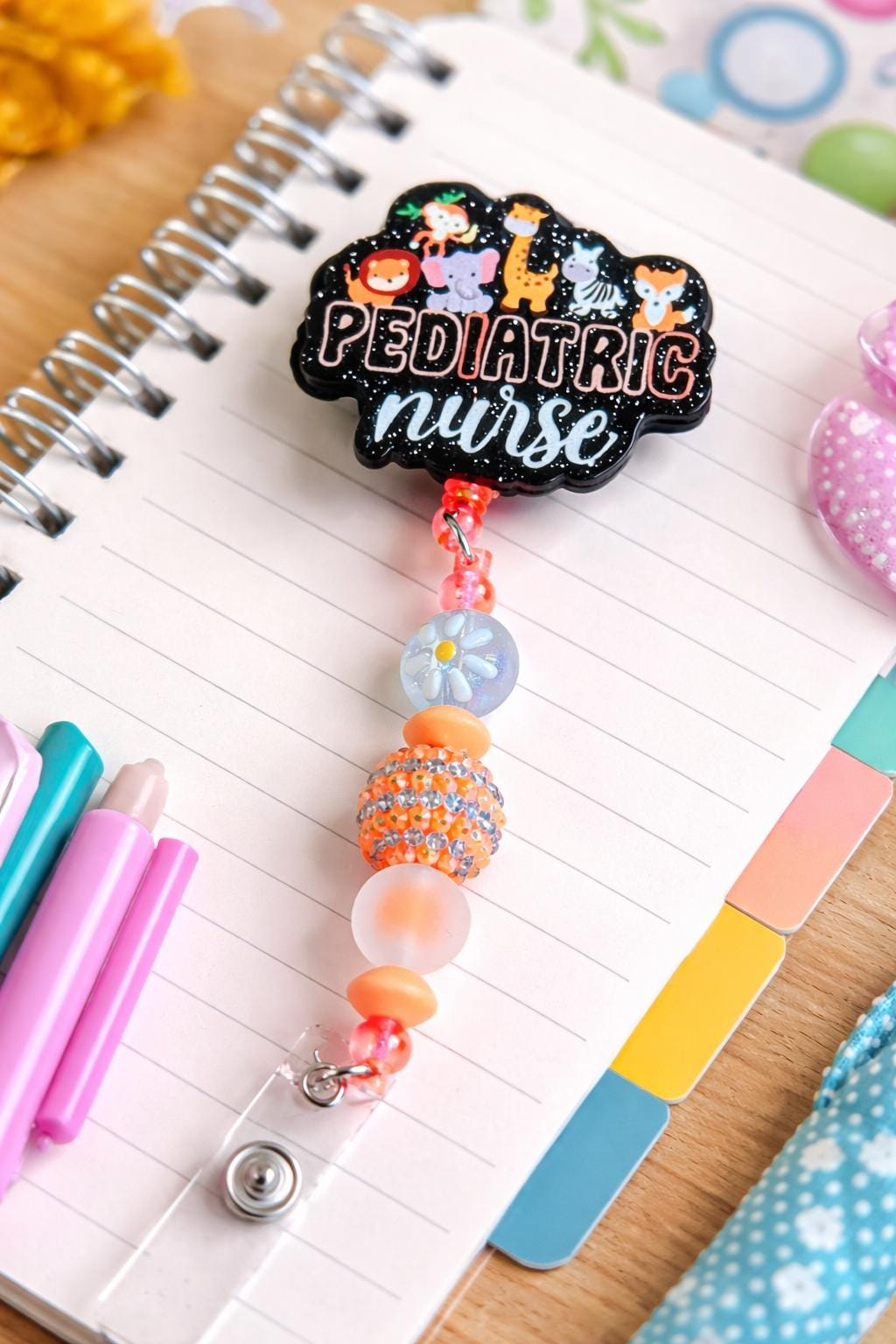 Pediatric Nurse Badge Reel