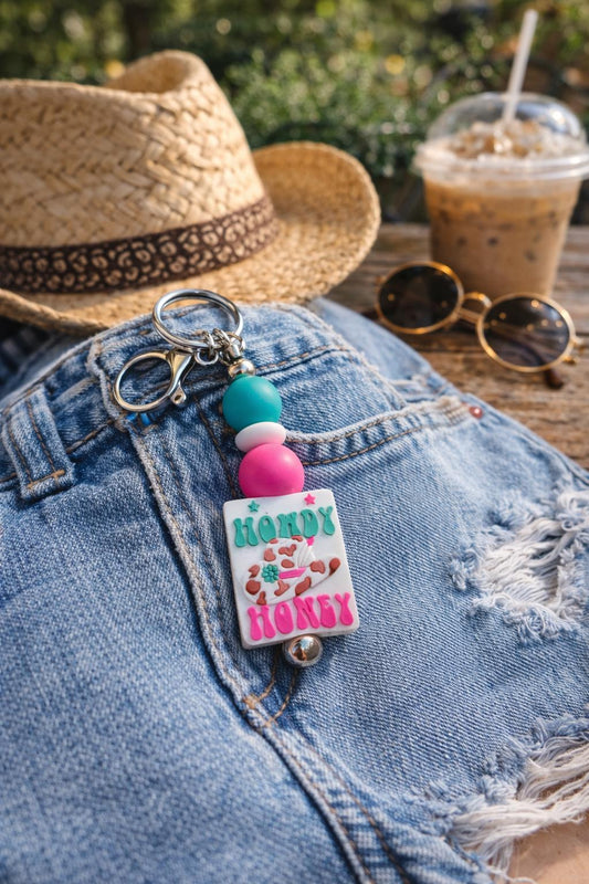 Howdy Honey Keychain