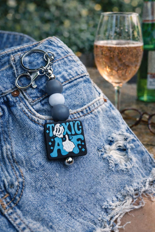 Toxic AF Keychain