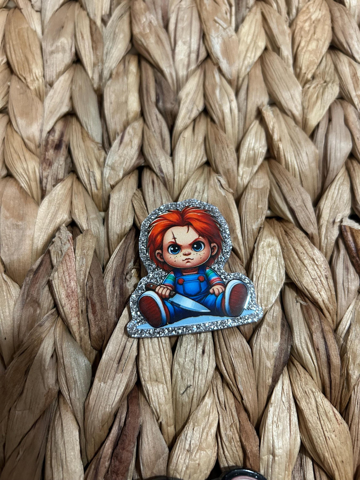 Horror Character Magnets | Spooky Glitter Acrylic Fridge Decor