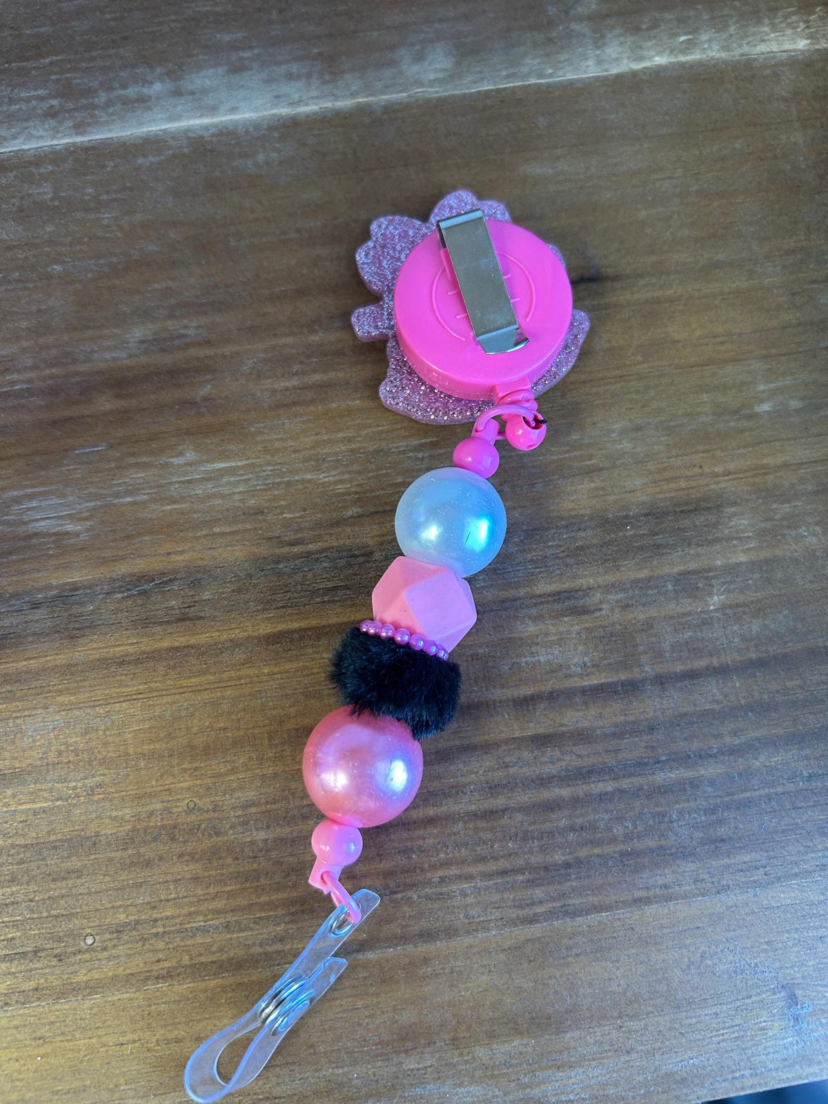 Sassy and Trashy Raccoon Badge Reel