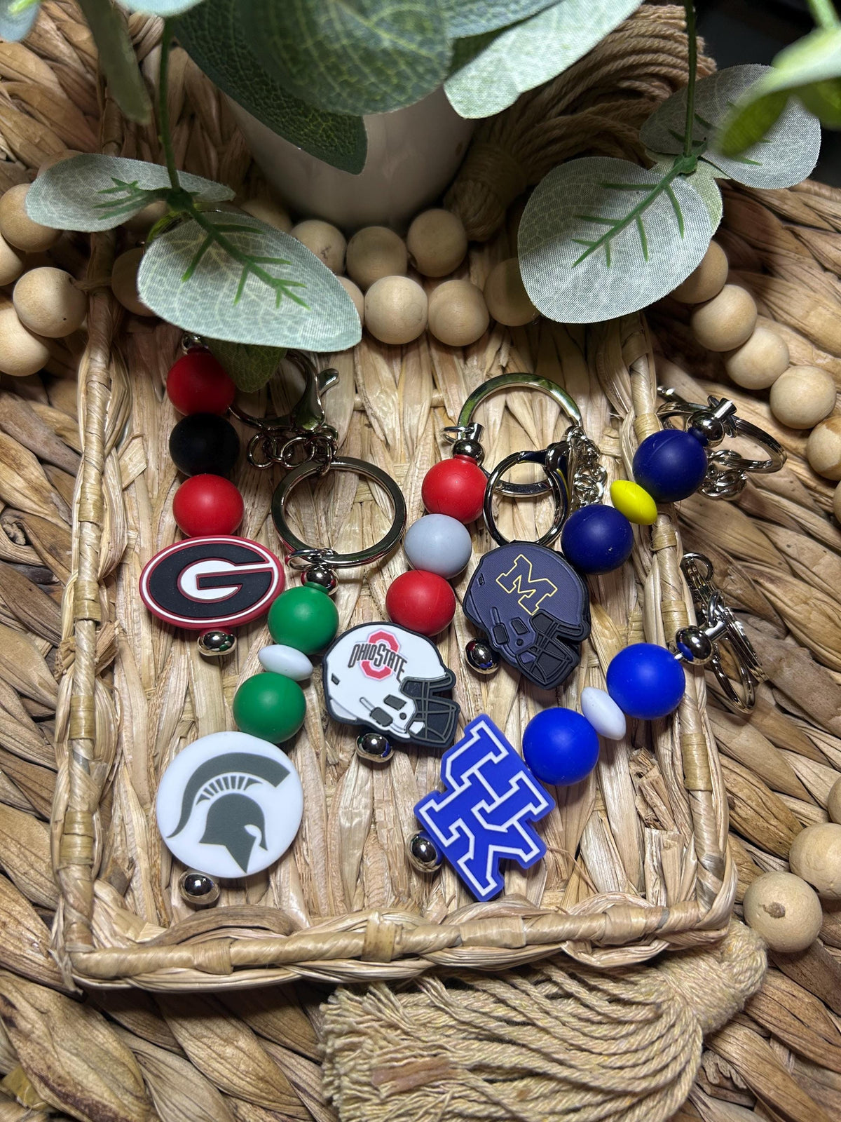 College Football Keychain