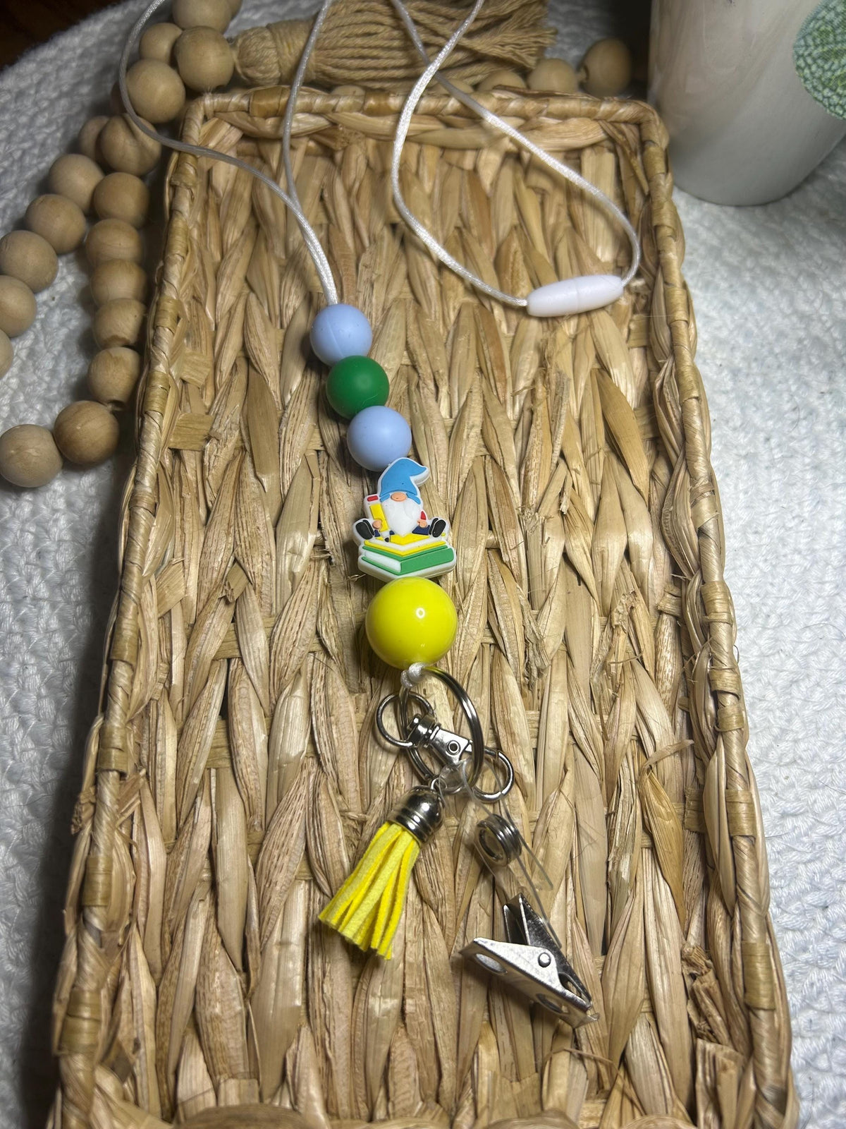 Teacher Beaded Lanyard Teacher Appreciation Gift