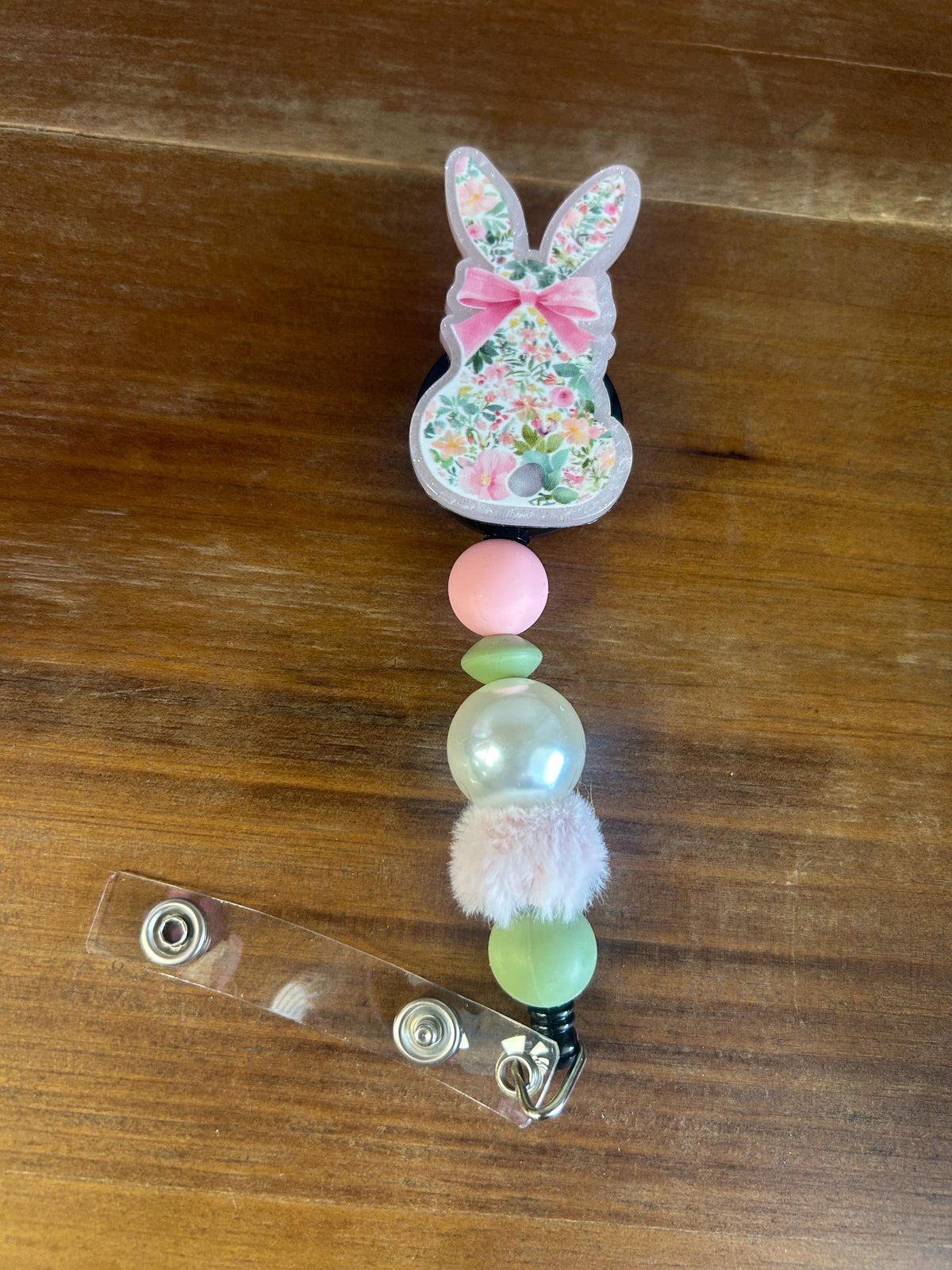Spring Easter Bunny Badge Reel