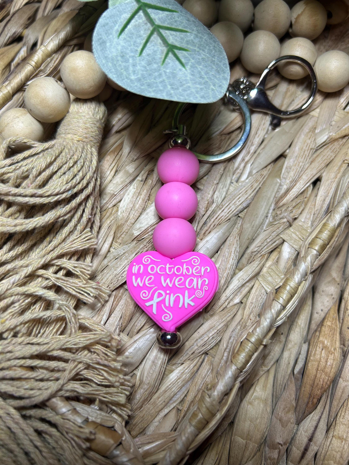 Breast Cancer Awareness Keychain