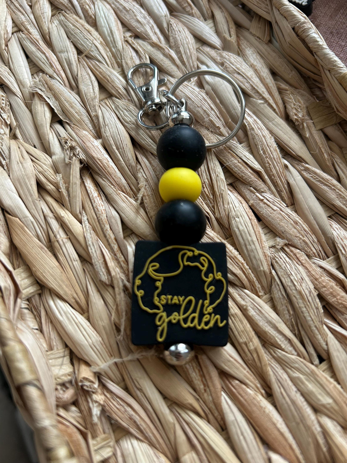 Stay Golden Keychain