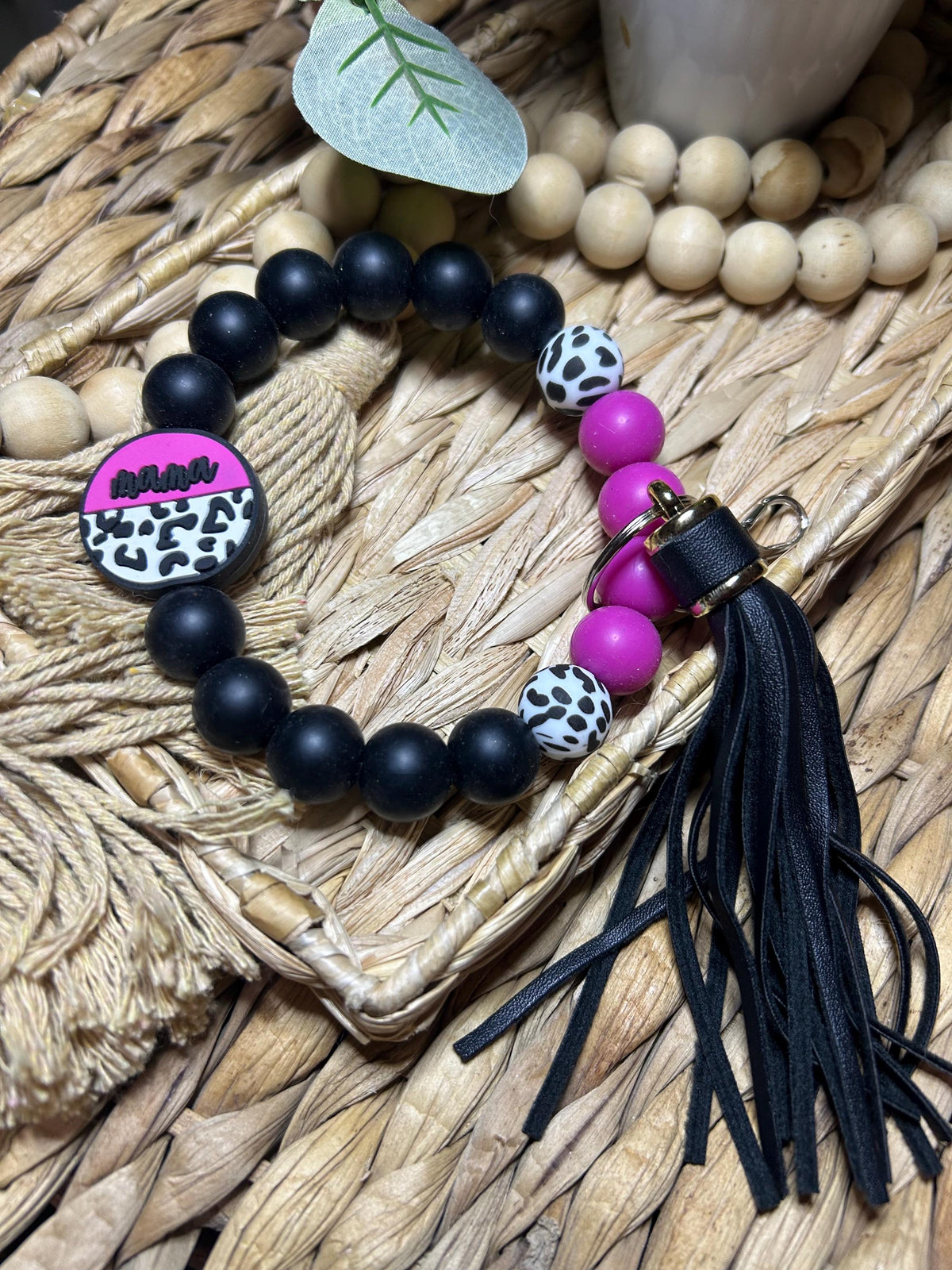Mama Wristlet Keychain