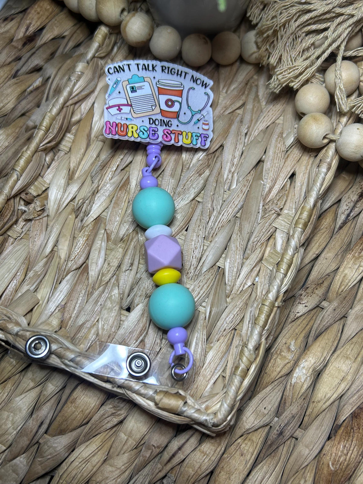 Busy Doing Nurse Stuff Badge Reel