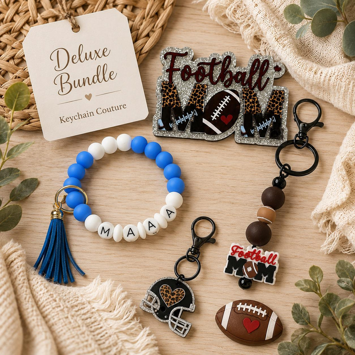 MYSTERY BUNDLES Keychain Wristlet Badge Reels Car Charms Magnets and MORE