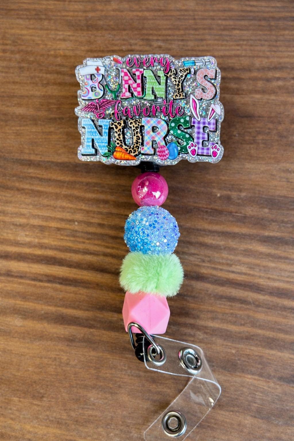 Easter Bunny Spring Badge Reel