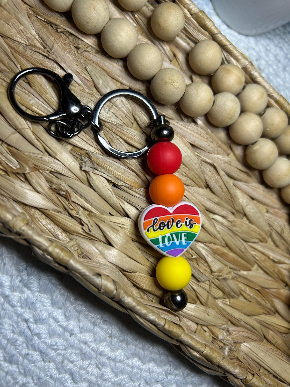 Love Is Love Pride Keychain