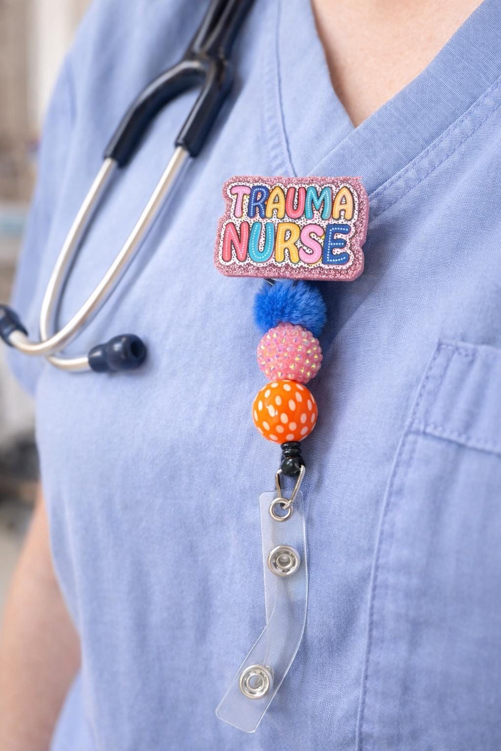 Trauma Nurse Badge Reel