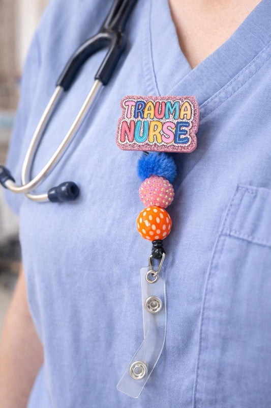 Trauma Nurse Badge Reel