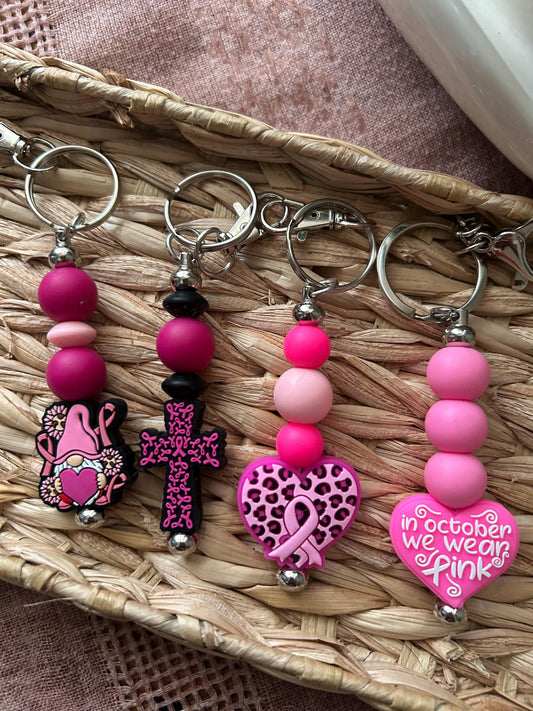 Breast Cancer Awareness Keychain
