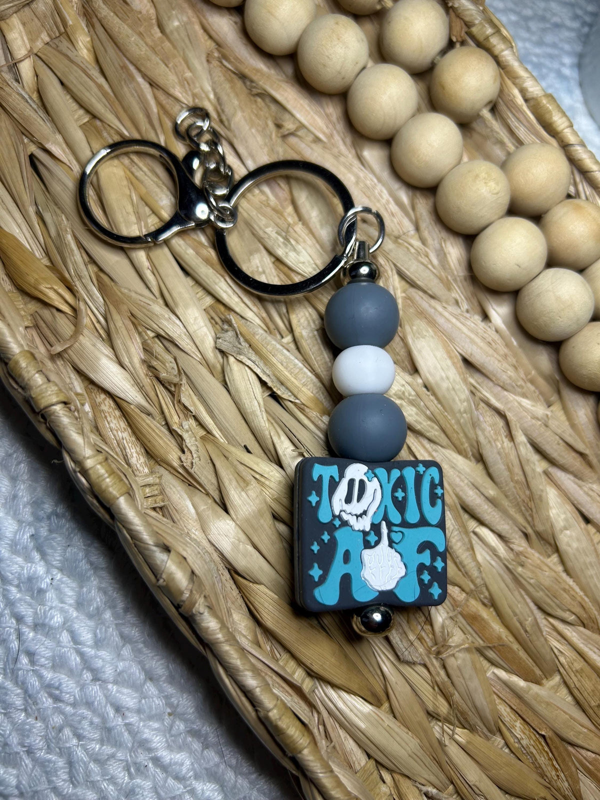 Toxic AF Keychain