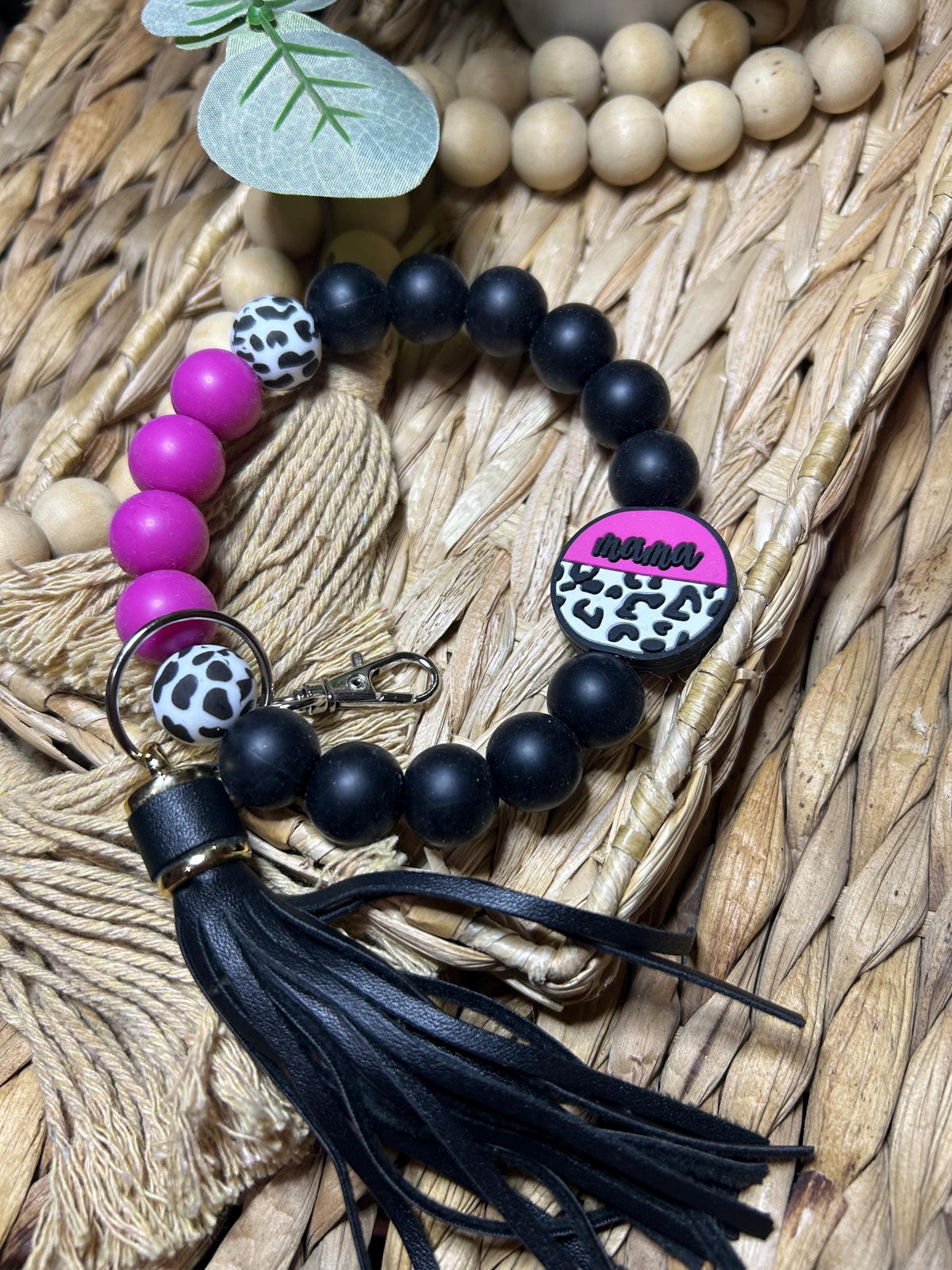 Mama Wristlet Keychain