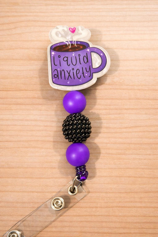 Liquid Anxiety Badge Reel