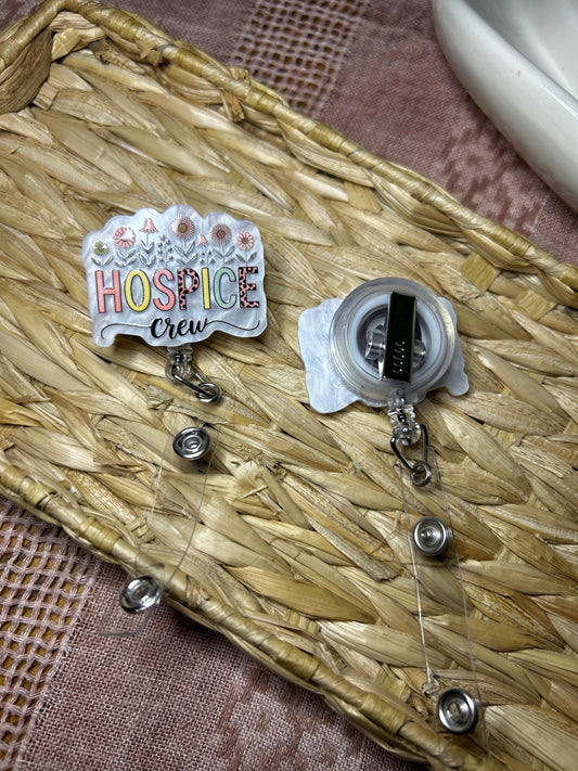 Hospice Nurse Badge Reel