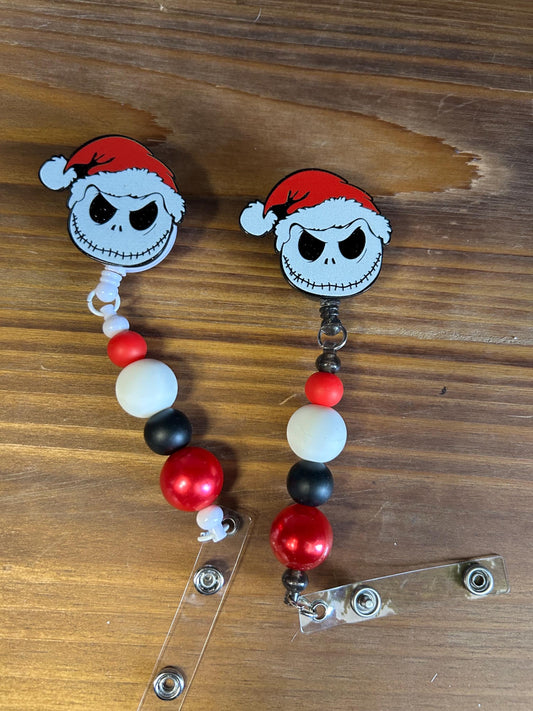 Christmas Skeleton Badge Reel