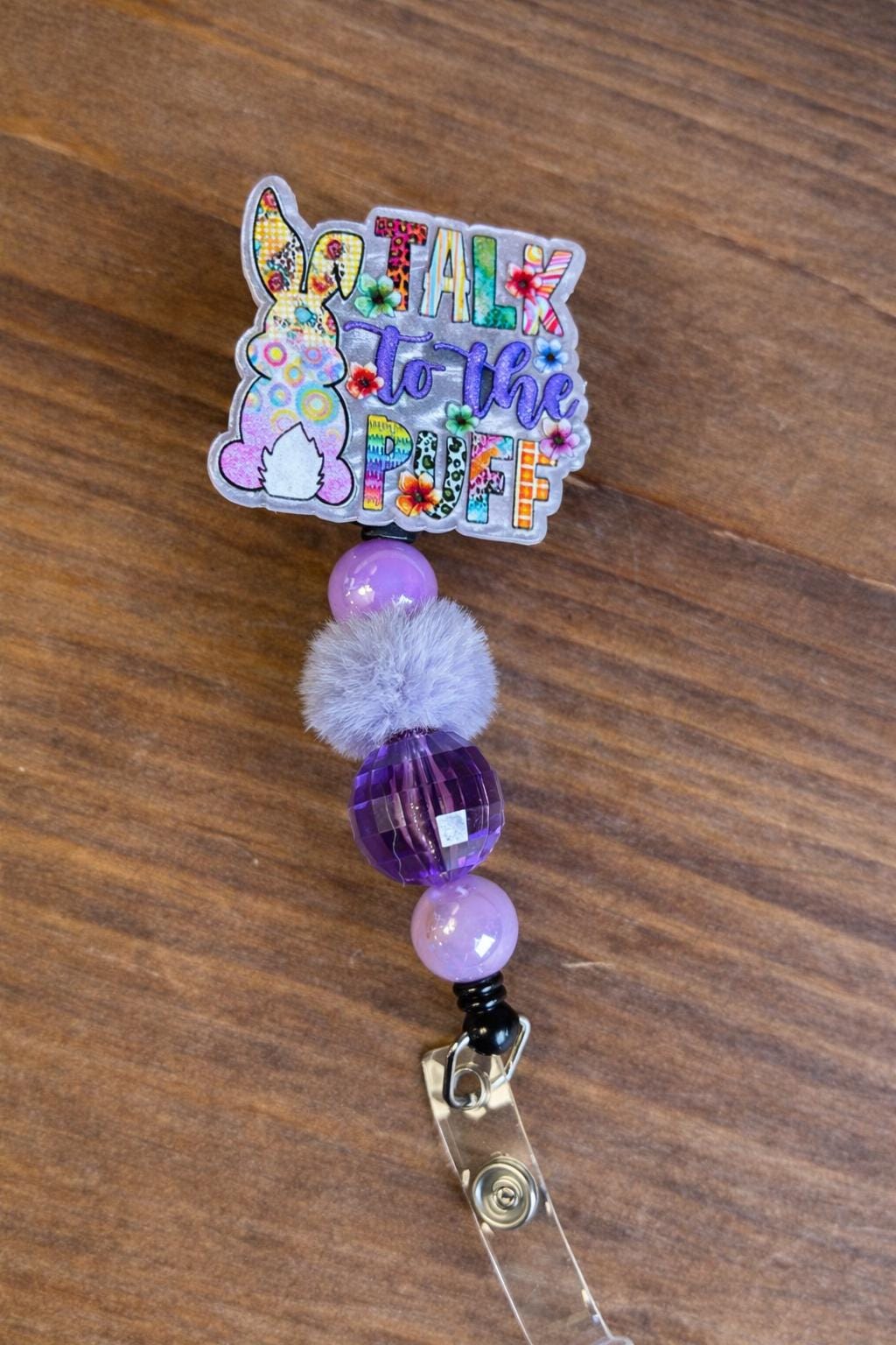 Easter Bunny Spring Badge Reel