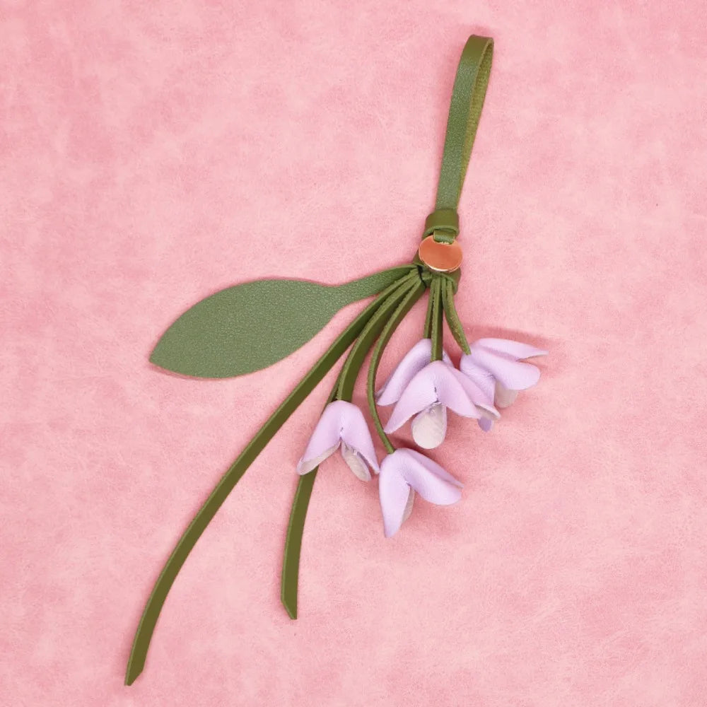 Hanging Flower Bag Charm