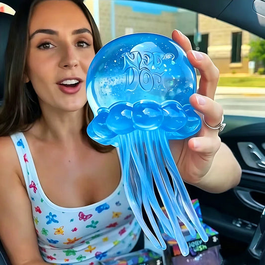 Jellyfish Squish Toy Fidget Toy, Water Sensory Soft Jelly Squeeze Stress Relief Fidget Toy Squeeze Blind Box