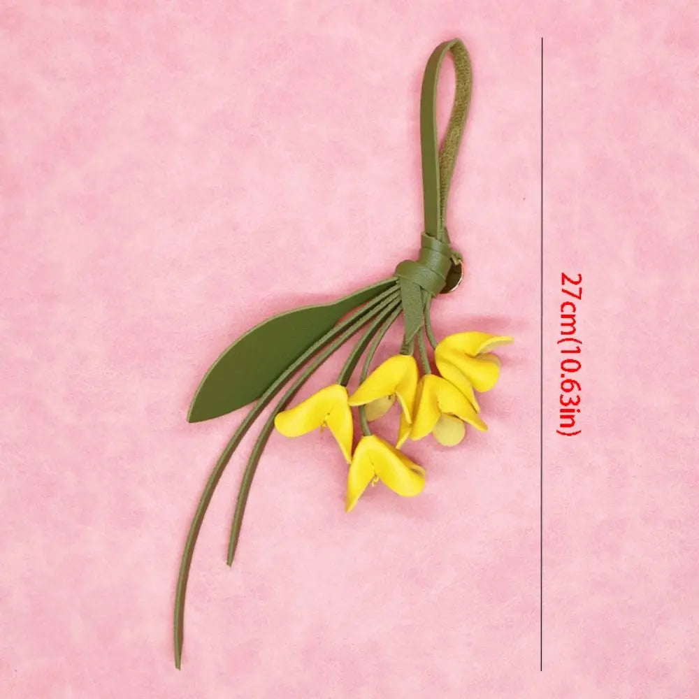 Hanging Flower Bag Charm