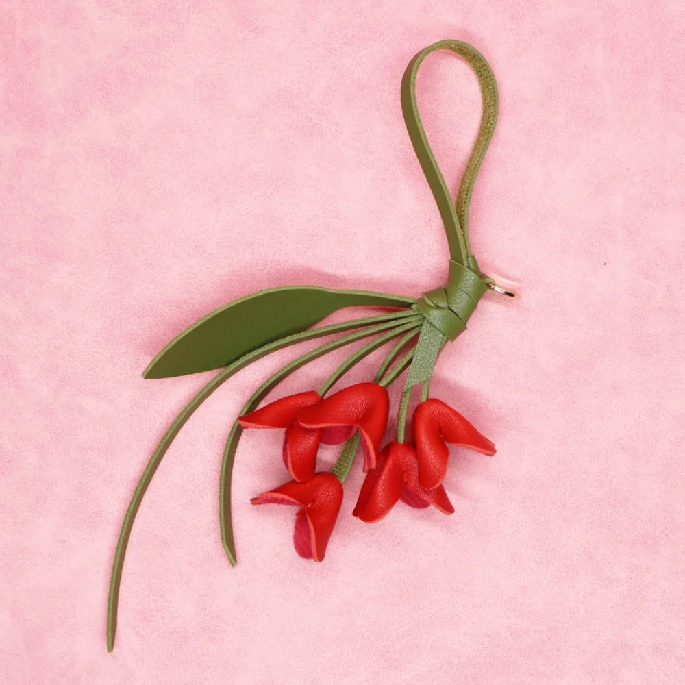 Hanging Flower Bag Charm