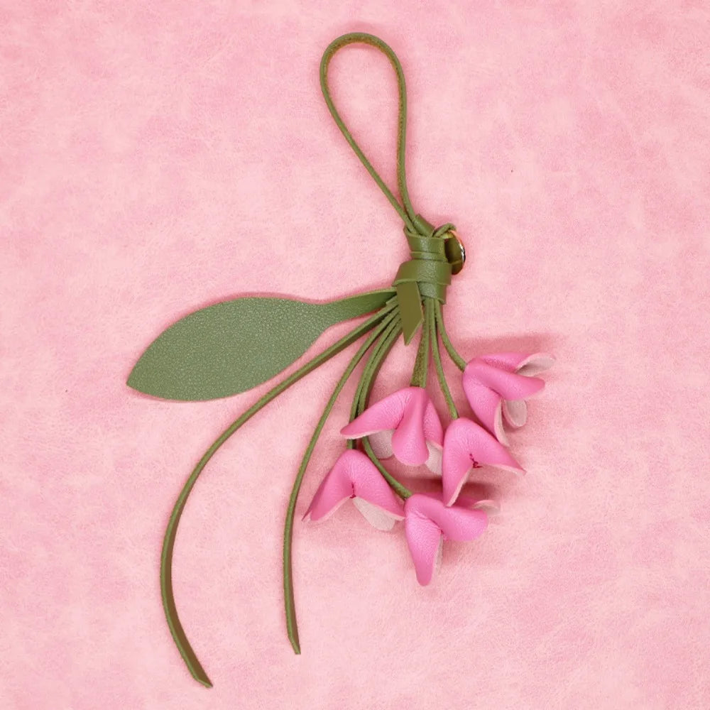 Hanging Flower Bag Charm