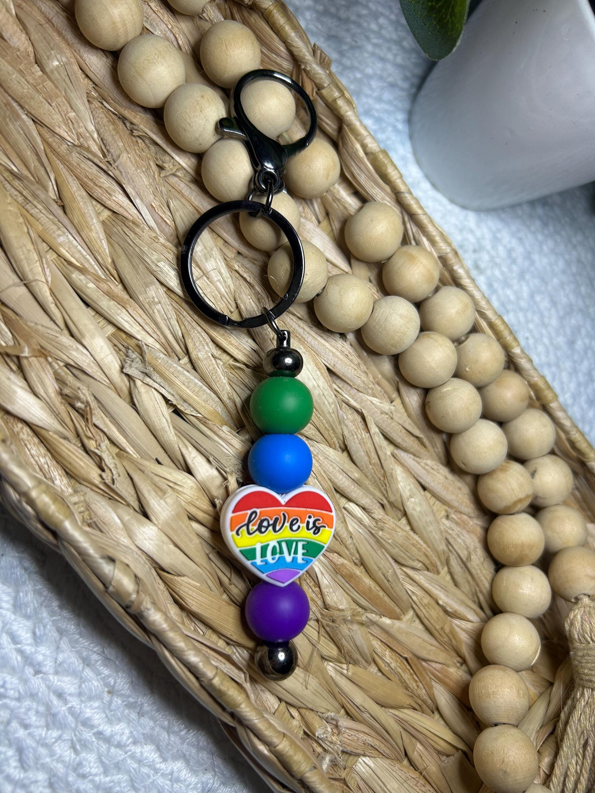 Love Is Love Pride Keychain