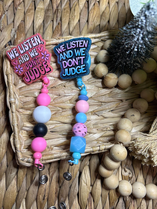 We Don’t Judge Badge Reel