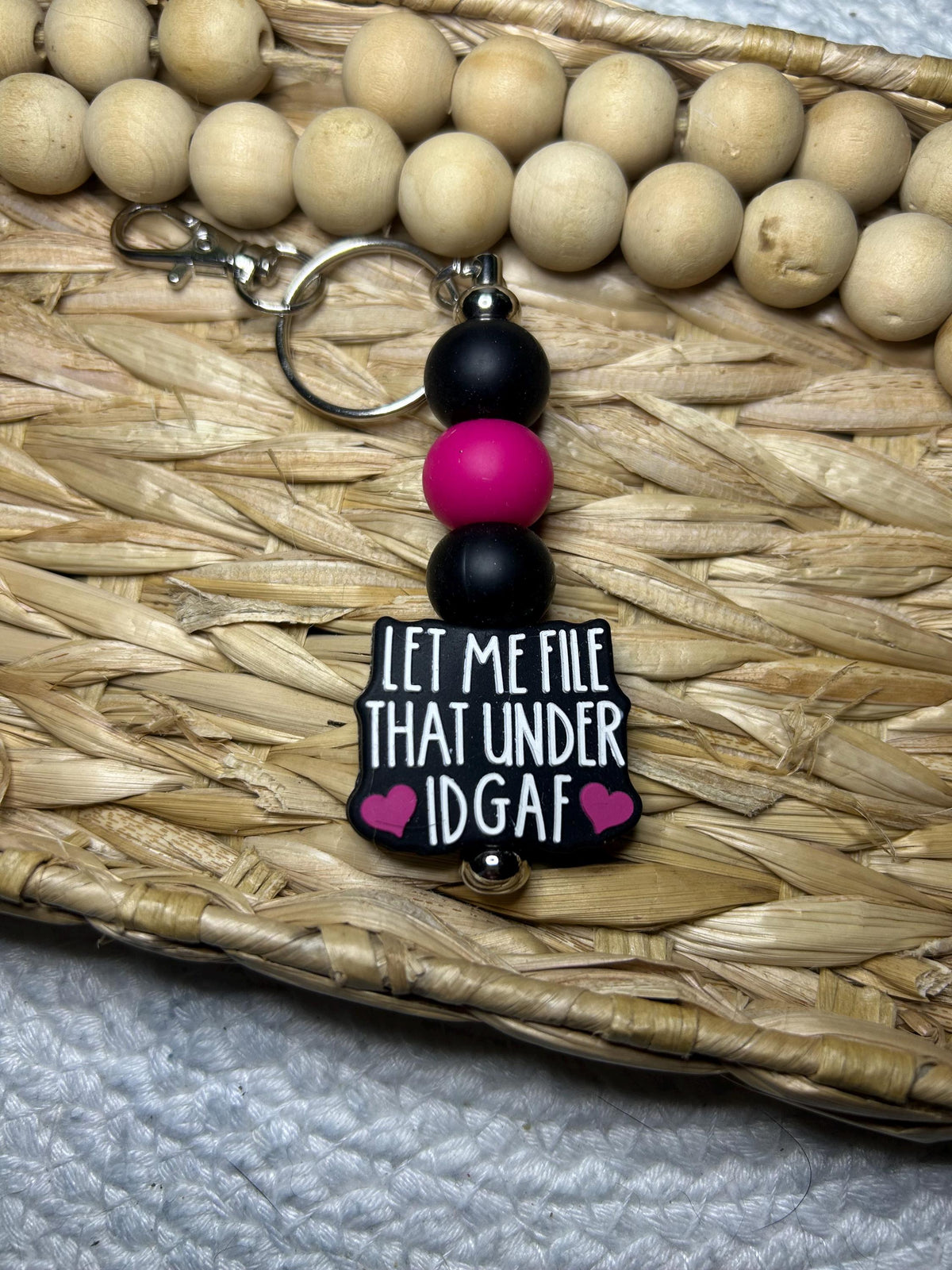 Let Me File That Under IDGAF Keychain