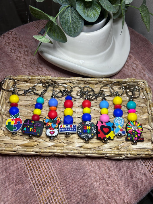 Autism Awareness Keychain