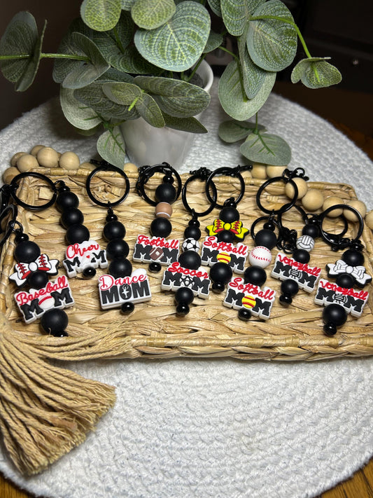 Sports Mom Keychain