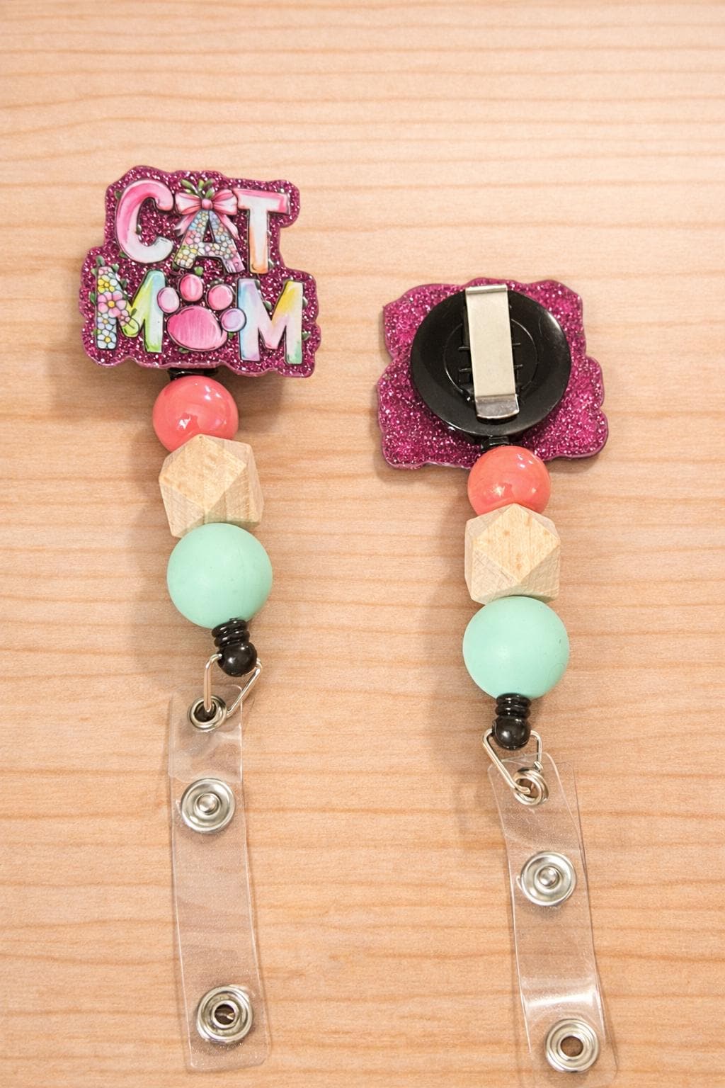 Cat Mom Badge Reel