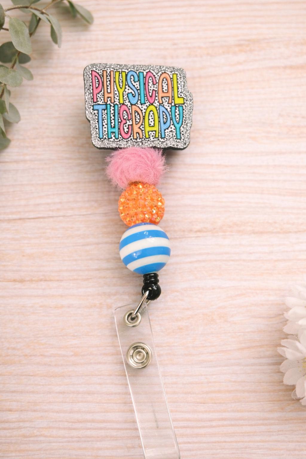 Physical Therapy Badge Reel