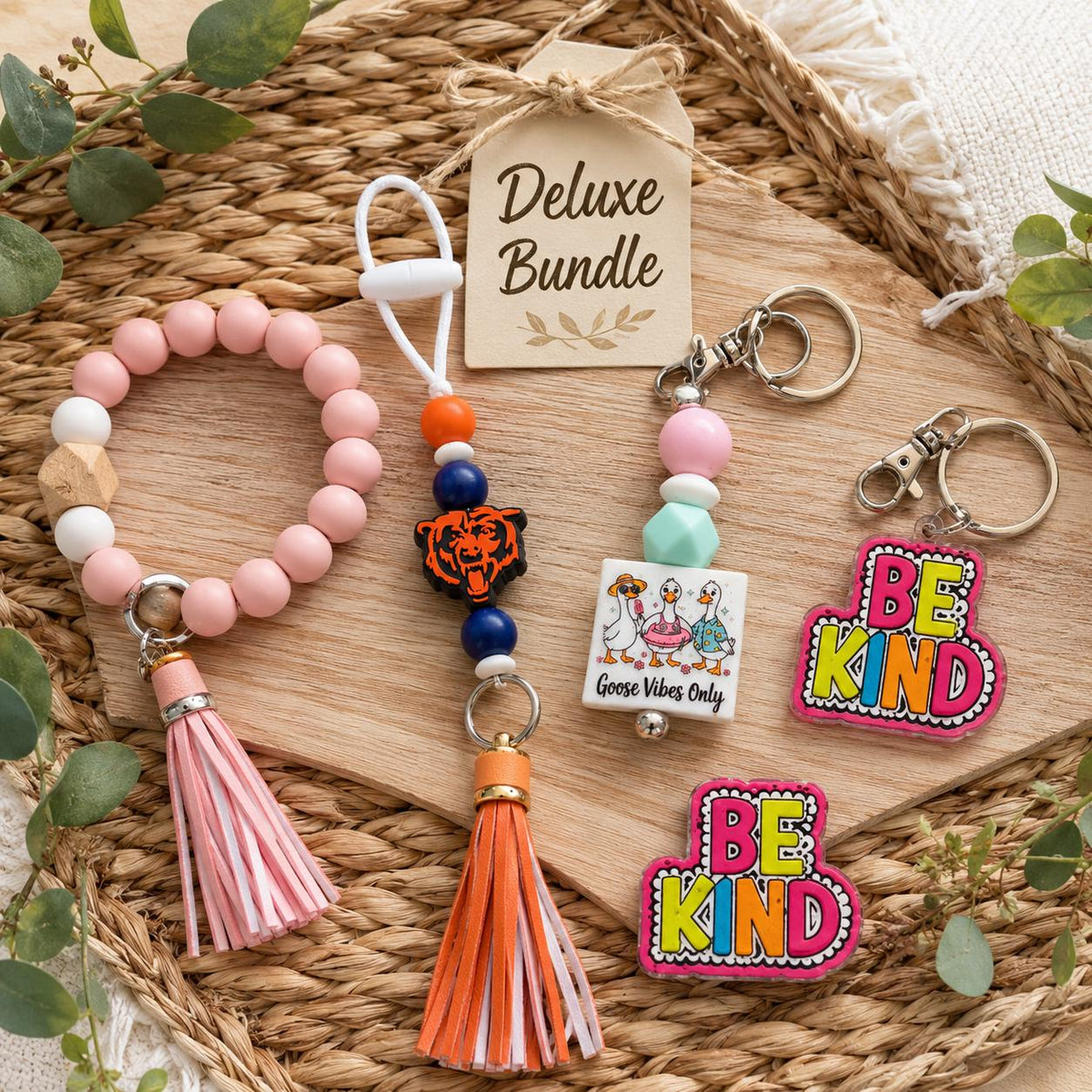 MYSTERY BUNDLES Keychain Wristlet Badge Reels Car Charms Magnets and MORE