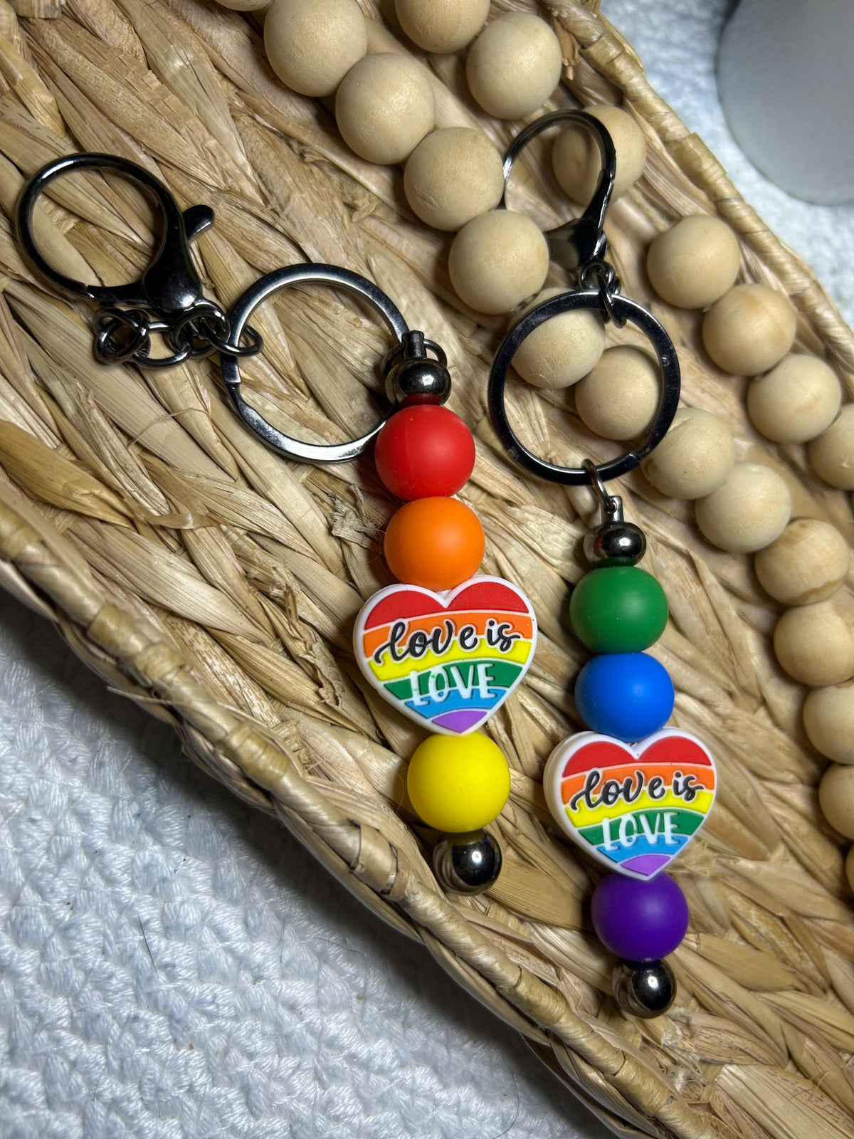 Love Is Love Pride Keychain
